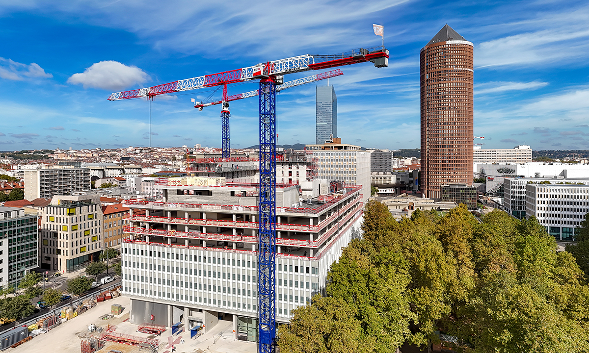 Cemex met son expertise au service de l’immeuble mixte M+ à Lyon Part-Dieu