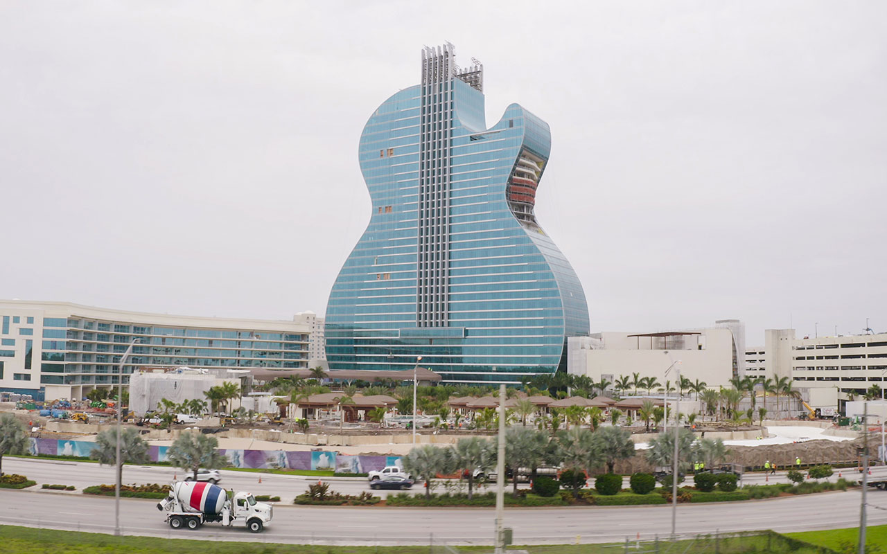 CEMEX fournit du béton pour le nouvel hôtel Guitare à Hollywood, en Floride