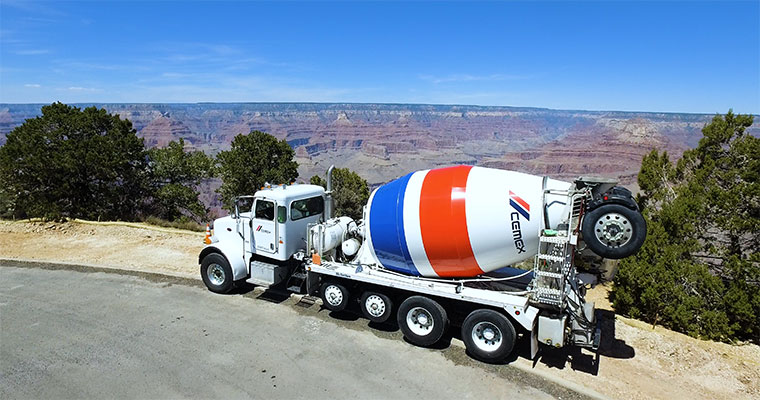 CEMEX fournit du béton pour les routes les plus fréquentées du Parc National du Grand Canyon