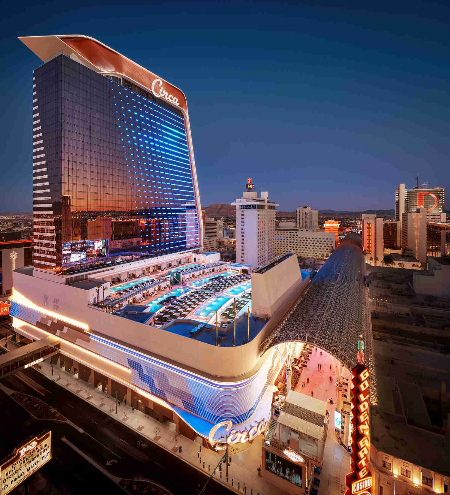 CEMEX fournit le plus récent complexe hôtelier et plus haut bâtiment du centre-ville de Las Vegas
